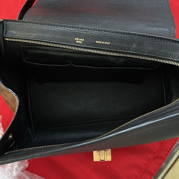 Authentic Celine Python Trapeze Bag - Picture 10 of 13